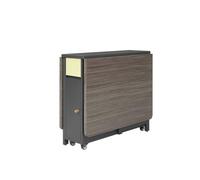 Drop Leaf Dining Table with 4 Chairs, Compact Folding Design, Space Saving Furniture for Dining Room and Kitchen