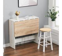 Drop Leaf Kitchen Dining Table Small Breakfast Folding Bar Table