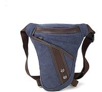 Drop Leg Bag Hiking Waist Pack, Men Thigh Fanny Pack Drop Bag Motorcycle Riding Shoulder Multi-Functional Pouch Crossbody Nylon Male Hip Bum Belt Leg Waist Bags Waist Pack(Blu)