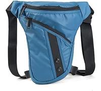 Drop Leg Bag Hiking Waist Pack, Men Thigh Fanny Pack Drop Bag Motorcycle Riding Shoulder Multi-Functional Pouch Crossbody Nylon Male Hip Bum Belt Leg Waist Bags Waist Pack(Sky Blue)