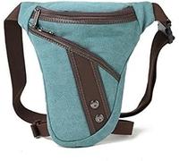 Drop Leg Bag Hiking Waist Pack, Men Thigh Fanny Pack Drop Bag Motorcycle Riding Shoulder Multi-Functional Pouch Crossbody Nylon Male Hip Bum Belt Leg Waist Bags Waist Pack(Light Blue)