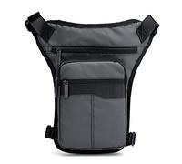 Drop Leg Bag Hiking Waist Pack, Motorcycle Hip Belt Waist Fanny Pack Riding Travel Shoulder Messenger Cross Body Bags Nylon Men Thigh Drop Leg Bag Drop Leg Bag(Grijs)