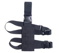 Drop Leg Platform For Outdoor Cs Game, Armed Molly 1000D Nylon, Adjustable Straps, Lightweight, Left Right Leg, Black