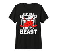 Drop Like a Butterfly Block Like a Beast Premium T-Shirt