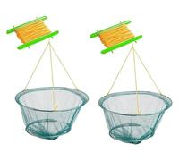 Drop net for Crabbing and Small Fishing/Crab Drop Net for Kids/Beach Summer Activity - Set of 2 Crab Drop Nets