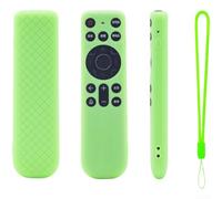 Drop-Proof Remote Shell for Haier HTR-U60G Soft Silicone(Luminous Green) | High-elasticity silicone, shock absorption, glow in dark, includes lanyard, 16.5x4.5cm fit
