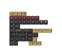 DROP Redsuns GMK Red Samurai Custom Mechanical Keyboard Novelty Keycap Set - 39-Keys, Doubleshot ABS, Cherry Profile (Red, Novelties)