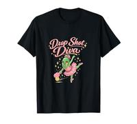 Drop Shot Diva Pickleball Retro Glam Pickle T-Shirt