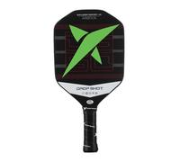 Drop Shot Explorer Comfort 2024 - Pickleball Racket with Shock Absorption, Great Control and Power - Professional Pickeball (Black and Green)