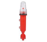 Drop Shot Rig Light, Boat Flares Kayak Navigation Lights Emergency Flares Warning Flashing Bar Electronic Visual Distress Signal Lamp for Pontoon Kayaking Marine(red) Ice (Red, 26x4. 8x4. 8cm)
