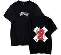 Drop Shoulder T-shirts Sam and Colby XPLR All-match Office Work T-shirts Basic Tops Suitable for Casual Wear (1 XS)