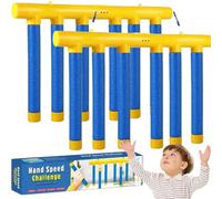 Drop Stick Catch Game,Catching Sticks Game,3 Dropping Speeds Adjustable, Hand-Eye Coordination Agility Sensory Training Toy For Kids Adults (2A)