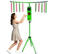 Drop Stick Challenge Game Machine, Arcade Reaction Speed Training with Remote Control, Adjustable Difficulty, Portable Family Game for Parties and Events