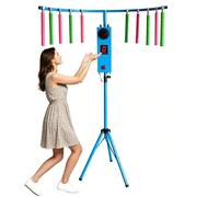 Drop Stick Challenge Game Machine, Arcade Reaction Speed Training with Remote Control, Adjustable Difficulty, Portable Family Game for Parties and Events