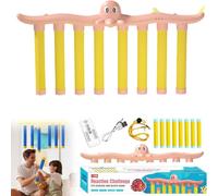 Drop Stick Game 2025 New Falling Sticks Catching Game Toy 3 Level Falling Speed Adjustable with Hand-Eye Coordination Training Toys for Kids and Seniors (Octopus#pink, with remote)