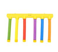 Drop Sticks Challenge Game Fun Interactive Toy for Kids and Adults with Hand Eye Coordination Training 28x35cm (Yellow)