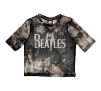 Drop T Logo Mesh Crop Top The Beatles Black L