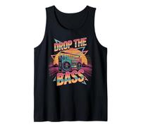 Drop The Bass Classic Vintage Nostalgic 1970s 1980s Tank Top