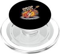 Drop the Bass Exploding Guitar Design for Rock and EDM Fans PopSockets PopGrip for MagSafe