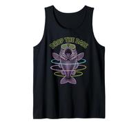 Drop The Bass Fish Music Rave EDM Techno Raver Psychedelic Tank Top