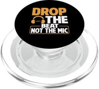 Drop the Beat not the Mic Sound Engineer PopSockets PopGrip for MagSafe