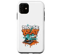 Drop The Beat Street Art DJ Headphones Turntable Vinyl Case for iPhone 11
