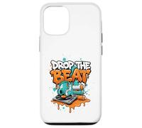 Drop The Beat Street Art DJ Headphones Turntable Vinyl Case for iPhone 12/12 Pro