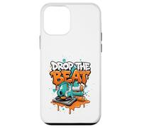 Drop The Beat Street Art DJ Headphones Turntable Vinyl Case for iPhone 12 mini