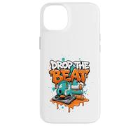 Drop The Beat Street Art DJ Headphones Turntable Vinyl Case for iPhone 14 Plus