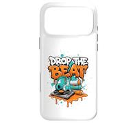 Drop The Beat Street Art DJ Headphones Turntable Vinyl Case for iPhone 17 Pro Max