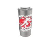Drop the Weight Run with Endurance Hebrews 12:1 Stainless Steel Insulated Tumbler