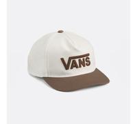 Drop V Logo Snapback Cap Brown/Beige