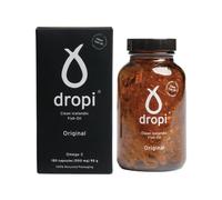 Dropi Omega 3 Fish Oil 500mg (180 Capsules) - Maximum Strength Omega-3s EPA, DHA, Vitamin A & D - Natural & Extra Virgin Cod Liver Oil Supplement for Immune System, Brain Health & Joint Support