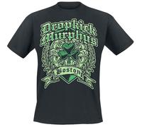 Dropkick Murphys Boston Irish Heart T-Shirt black XXL