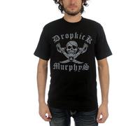 Dropkick Murphys - Mens Jolly Roger T-Shirt, Small, Black
