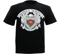 Dropkick Murphys Signed and Sealed in Blood Rose T-Shirt Graphic Mens Basic Black Unisex Cotton Casual Tee 3XL
