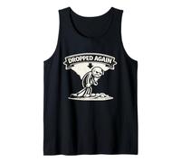 Dropped Again Golf | Golf Ball Drop Humor Penalty Stroke Tank Top