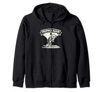 Dropped Again Golf | Golf Ball Drop Humor Penalty Stroke Zip Hoodie