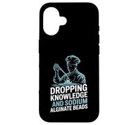 Dropping Knowledge & Sodium Alginate Beads Culinary Science Case for iPhone 16