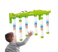 Dropping Sticks Game | Reaction Training Toy Equipment - 3-Speed Crocodile Design Falling Sticks Game,for 3 Years and Older Kids Adults Girls Teens Family Response Party Outdoor Indoor