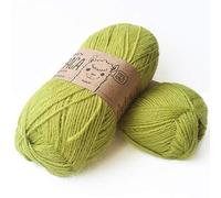 Drops Alpaca - 2916 dark lime knitting and crochet yarn - 4ply weight