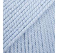 Drops Daisy 100% Merino Wool Yarn for Knitting and Crocheting, 3 or Light, DK, Leight Worsted Weight, 1.8 oz 120 Yards per Ball 1 * 50g (10 Light Blue)