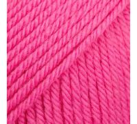 Drops Daisy 100% Merino Wool Yarn for Knitting and Crocheting, 3 or Light, DK, Leight Worsted Weight, 1.8 oz 120 Yards per Ball 1 * 50g (22 Magenta)