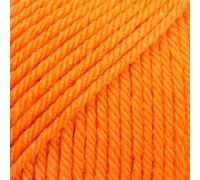 Drops Daisy 100% Merino Wool Yarn for Knitting and Crocheting, 3 or Light, DK, Leight Worsted Weight, 1.8 oz 120 Yards per Ball 1 * 50g (23 Orange)