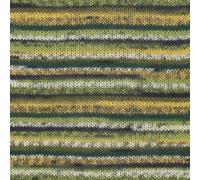 DROPS Wool - Knitting Fabel Superwash Merino - 4 Ply Fingering Sock Crochet Yarn - 542 Print Green
