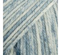 DROPS Fiesta Long Print 24 Washed Denim