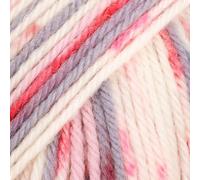 DROPS Fiesta Print 19 Berries & Cream 4-Strand Superwash Wool Blend Yarn