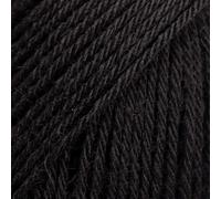 Drops Nord 02 UNI Black Alpaca Wool Polyamide Yarn