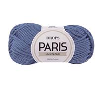 Drops Paris 100% Cotton 30 - Grey Blue