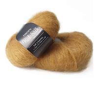 Drops Silk Yarn 30 Curry, 1 Hand Wash Only Yarn, 0.9 Ounces, 1 Piece, 1 Package